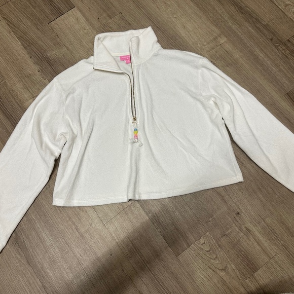 Stoney Clover Lane Cropped Quarterzip - Picture 1 of 7